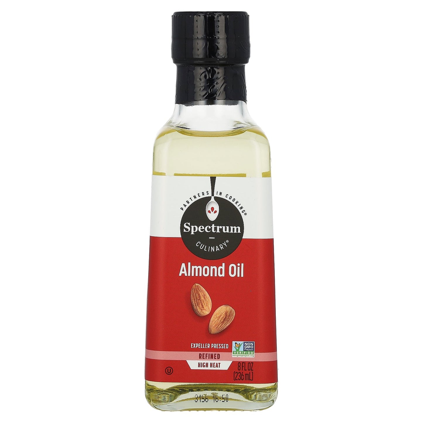 Spectrum Culinary, Almond Oil, Refined, 8 fl oz (236 ml)