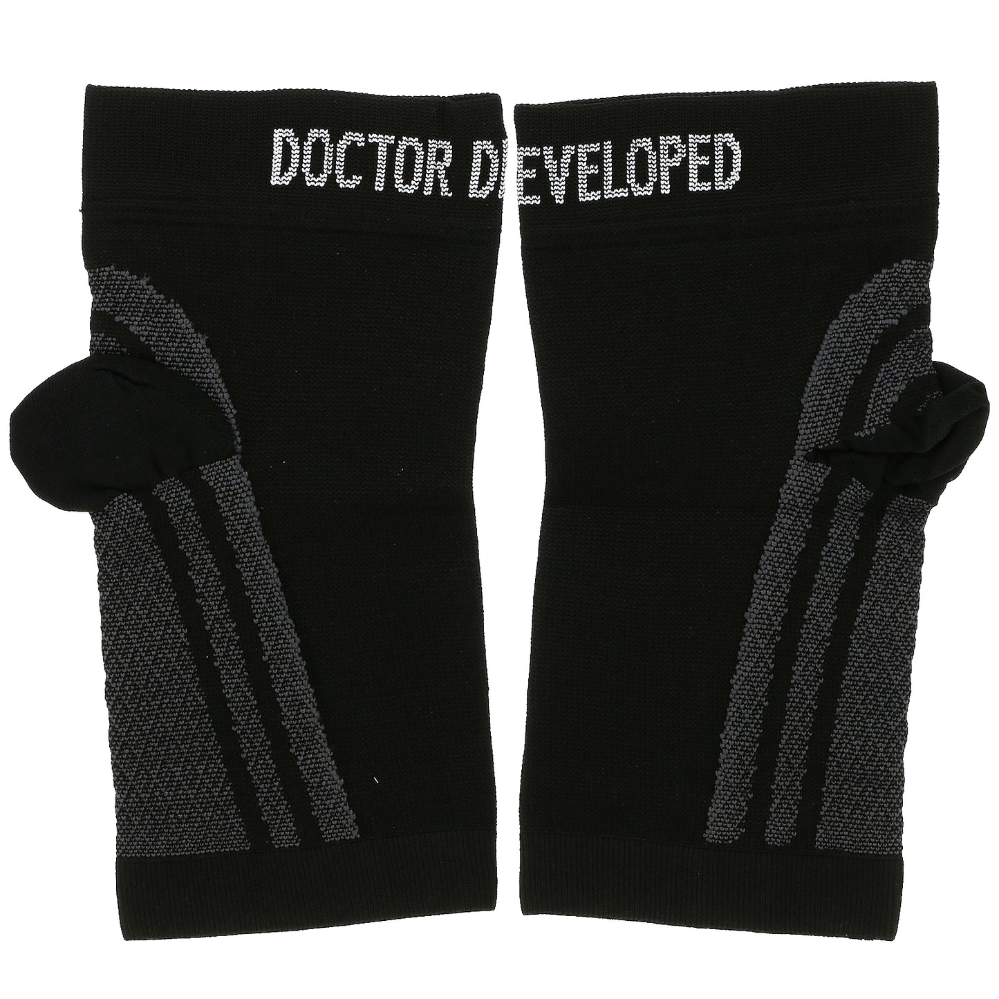 Doctor Arthritis, Copper Foot Sleeve & Handbook, Medium, Black, 1 Pair