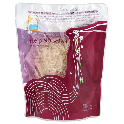 Sea Tangle Noodle Company, Kelp Noodles With Konaberry, 12 oz (340 g)