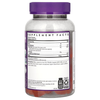 New Chapter, Organic Fiber Gummies, Citrus Berry, 60 Flavored Gummies