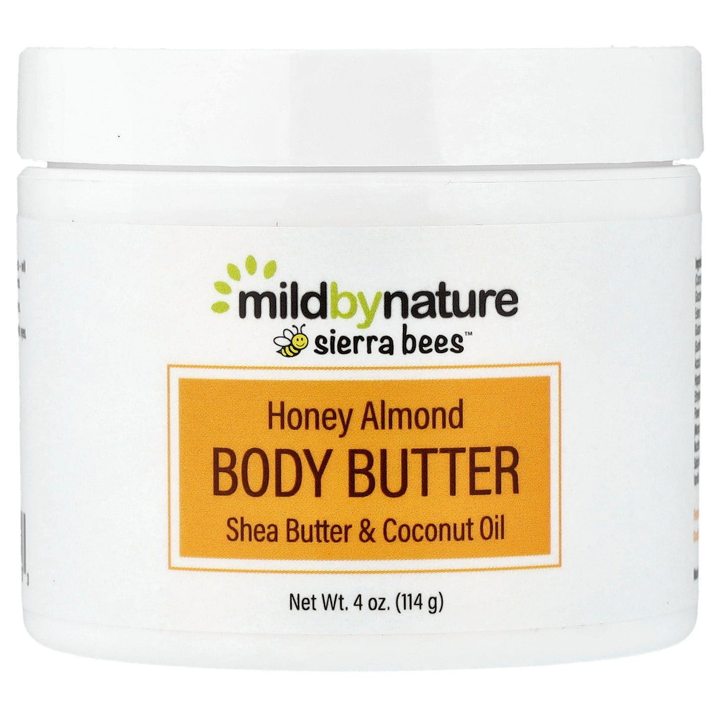 Mild By Nature, Sierra Bees™, Honey Almond Body Butter, 4 oz (114 g)
