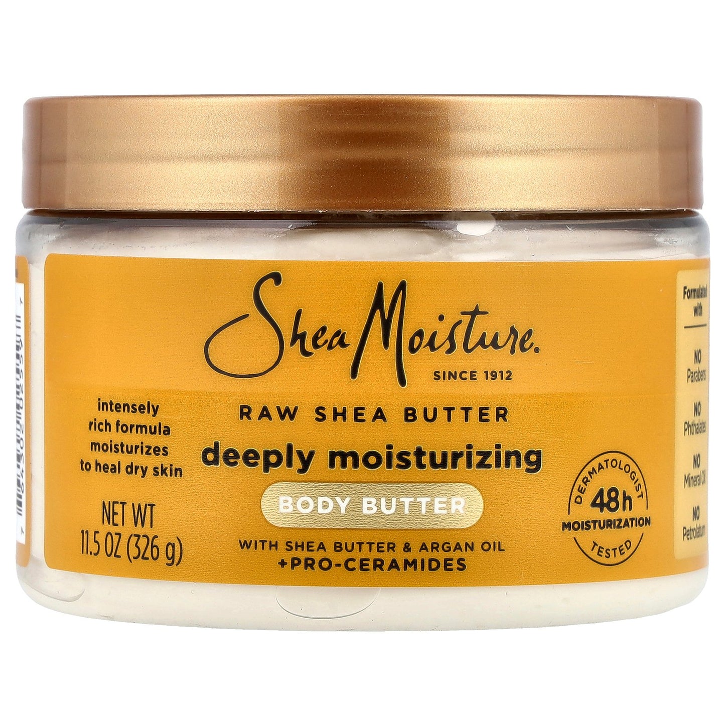 SheaMoisture, Deeply Moisturizing Body Butter, Raw Shea Butter, 11.5 oz (326 g)