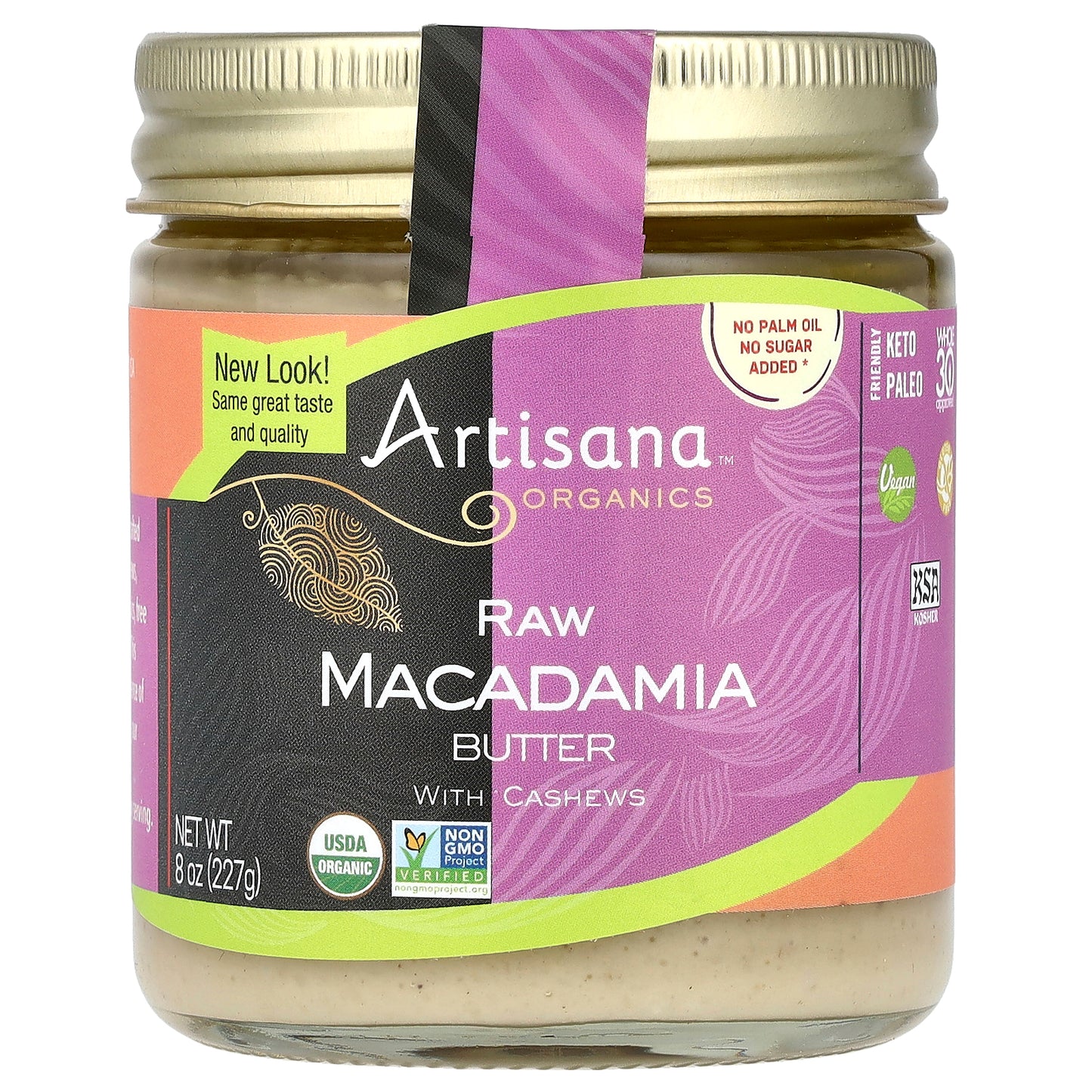 Artisana, Organics, Raw Macadamia Butter with Cashews, 8 oz (227 g)