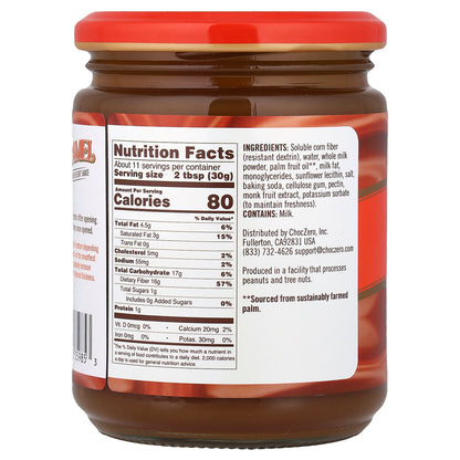 ChocZero, Dessert Sauce, Caramel, 12 oz (340 g)