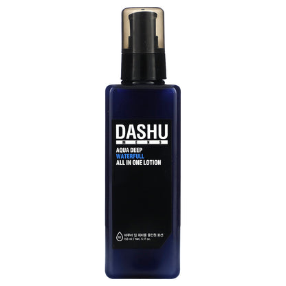 Dashu, Mens, Aqua Deep Waterfull All In One Lotion, 5.17 fl oz (153 ml)