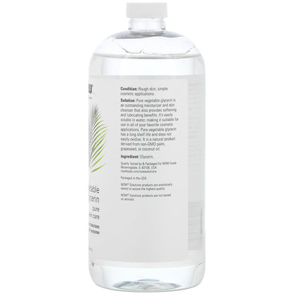 NOW Foods, Solutions, Vegetable Glycerin, 32 fl oz (946 ml)