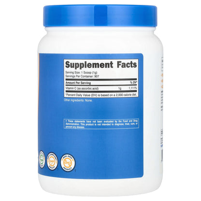 Nutricost, Vitamin C, Unflavored, 32.4 oz (907 g)