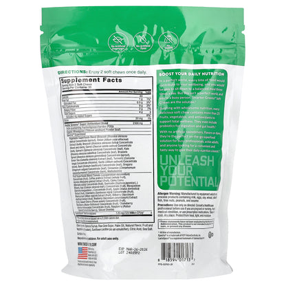 Force Factor, Smarter Greens®, Summer Berry, 60 Superfood Soft Chews