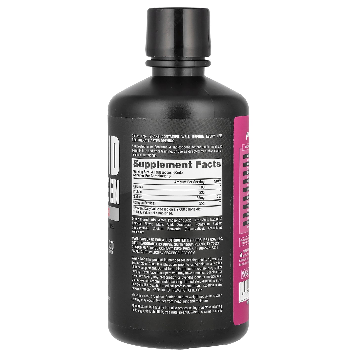 ProSupps, Amino 23 Liquid Collagen, Berry, 32 fl oz (960 ml)