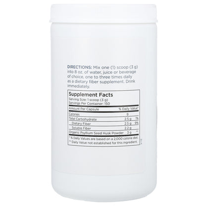 Metabolic Maintenance, Organic Psyllium Husk Powder , 1 lb (454 g)