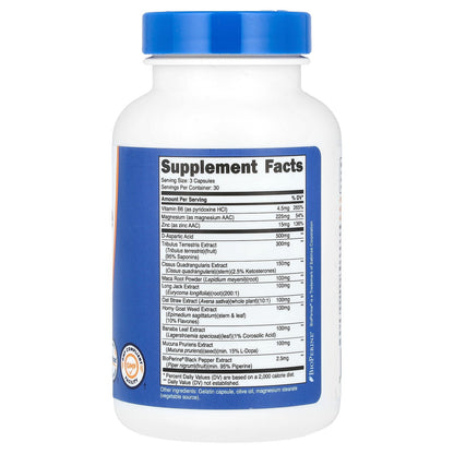 Nutricost, Testosterone Complex, 90 Capsules