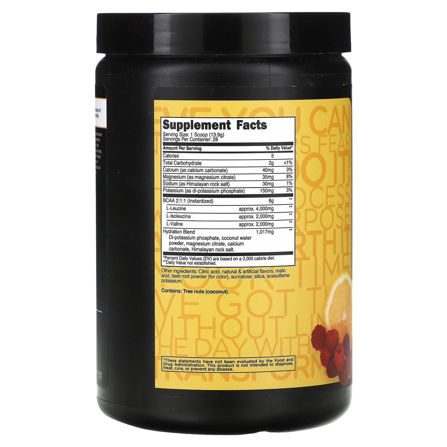 TransformHQ, BCAA, Raspberry Lemonade, 13.9 oz (389.2 g)