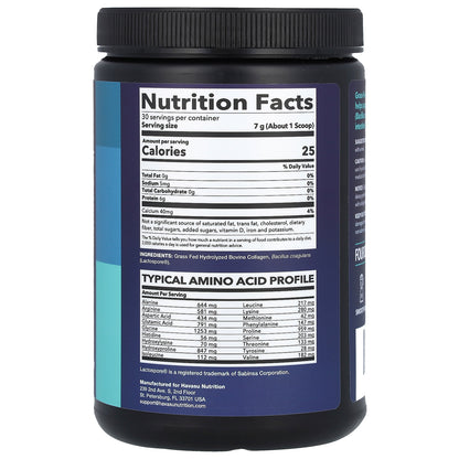 Havasu Nutrition, Collagen Peptides + Probiotics, Unflavored, 7.40 oz (210 g)