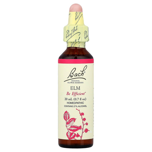 Bach, Original Flower Remedies, Elm, 0.7 fl oz (20 ml)