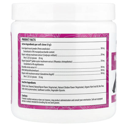 Real Mushrooms, Mushroom Mobility Soft Chews, For Dogs and Cats , 60 Soft Chews, 8.47 oz (240 g)