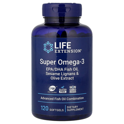 Life Extension, Super Omega-3, 120 Softgels