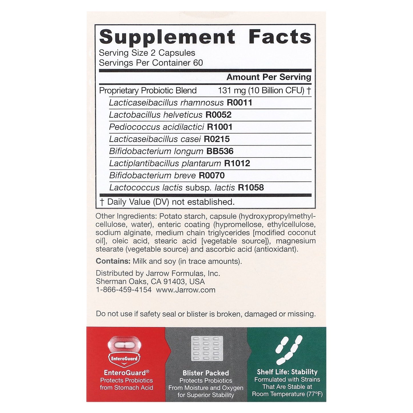 Jarrow Formulas, Jarro-Dophilus EPS, 10 Billion, 120 Veggie Caps (5 Billion per Capsule)