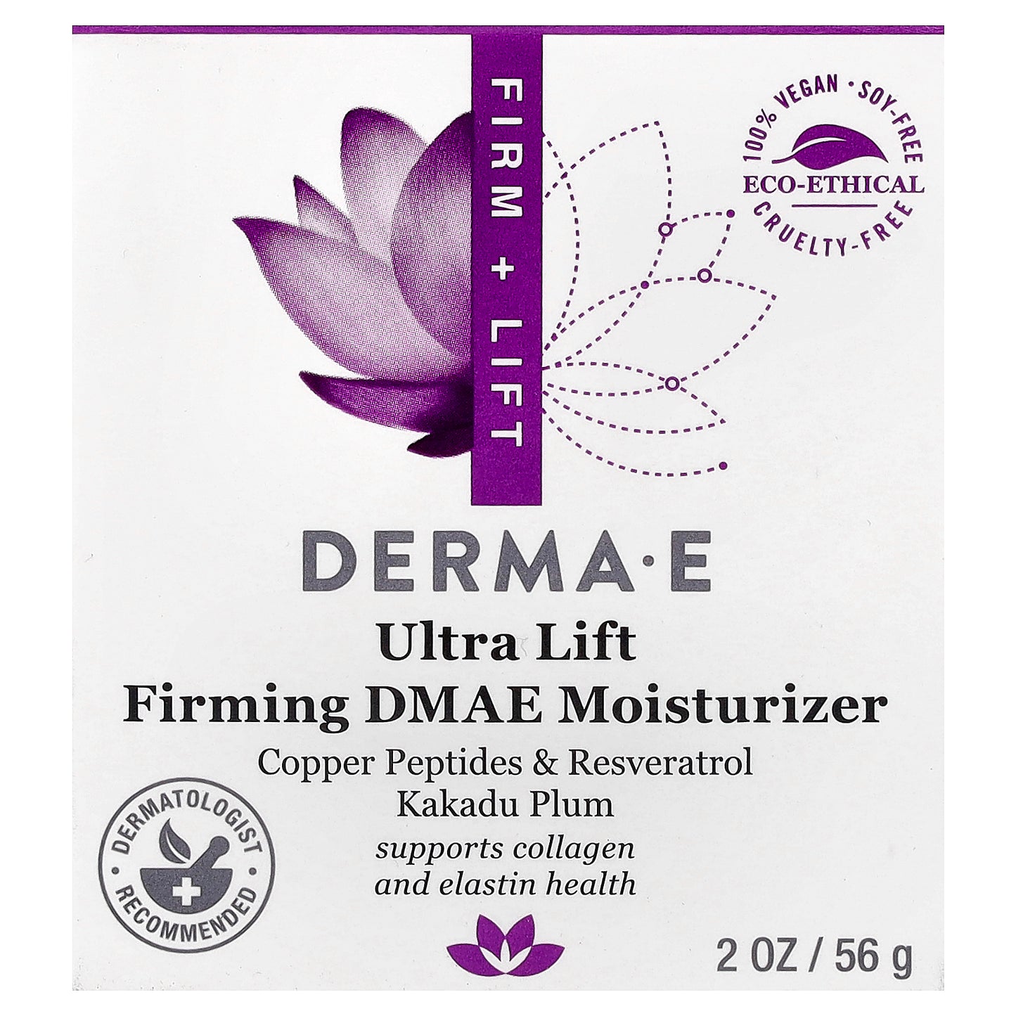 DERMA E, Ultra Lift Firming DMAE Moisturizer, 2 oz (56 g)
