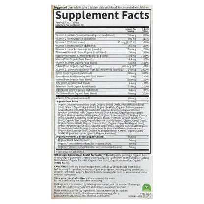 Garden of Life, Organics, Women's Multi 40+, 60 Vegan Tablets