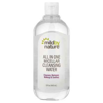 Mild By Nature, All In One Micellar Cleansing Water, 13 fl oz (400 ml)