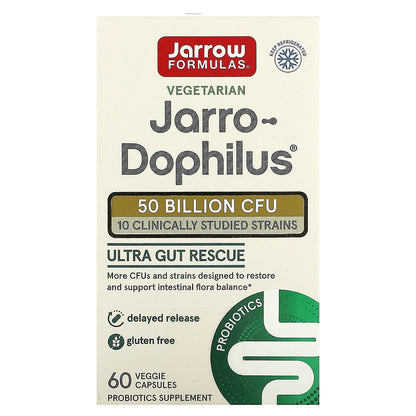 Jarrow Formulas, Jarro-Dophilus®, 50 Billion CFU, 60 Veggie Capsules