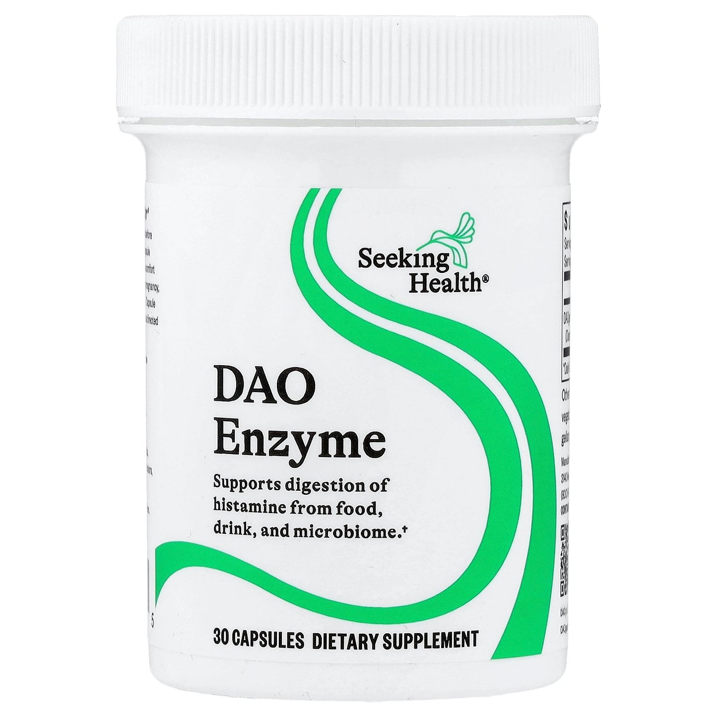 Seeking Health, DAO Enzyme , 30 Capsules (4.2 mg Per Capsule)
