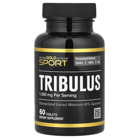 California Gold Nutrition, Sport, Tribulus, 1,000 mg, 60 Tablets
