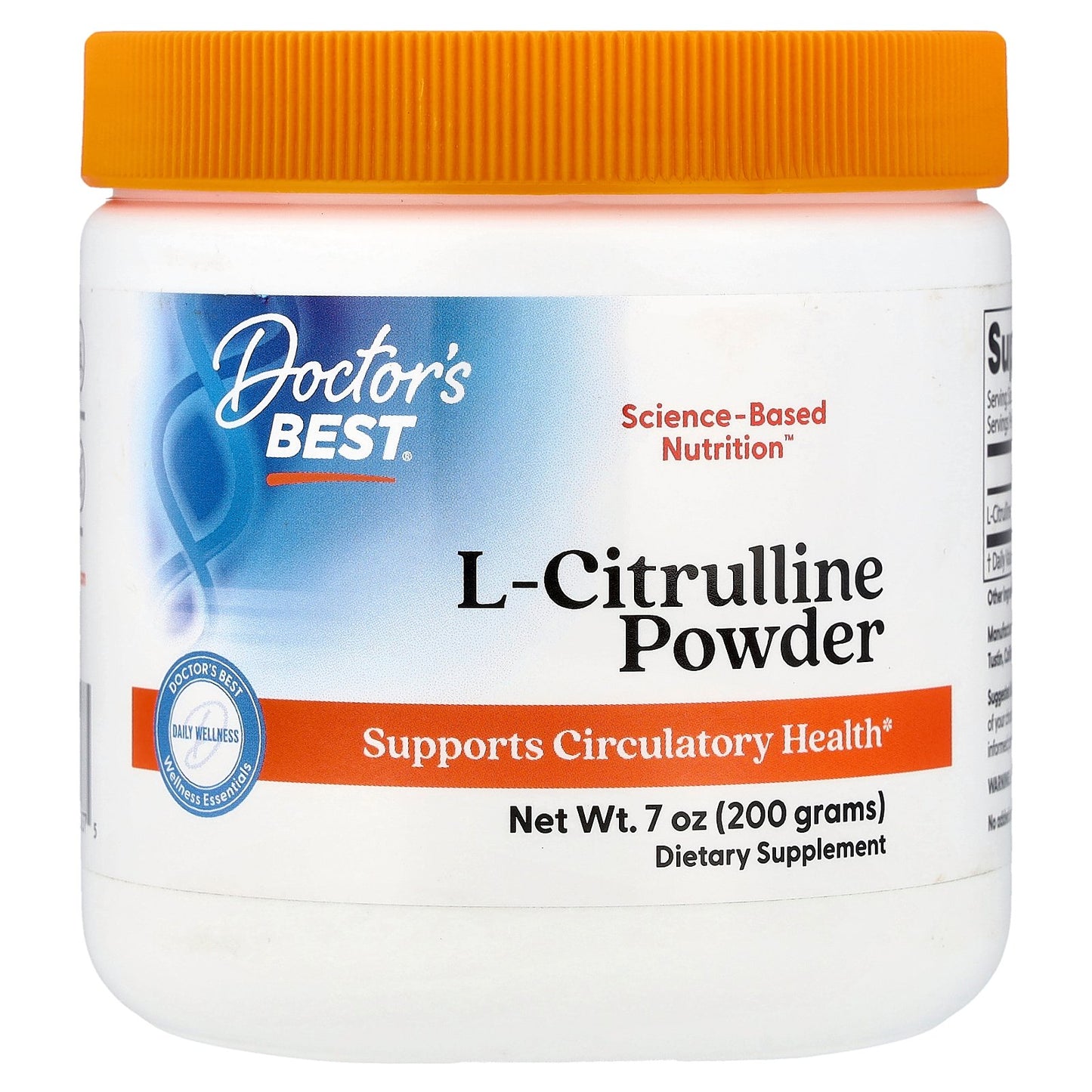 Doctor's Best, L-Citrulline Powder, 7 oz (200 g)