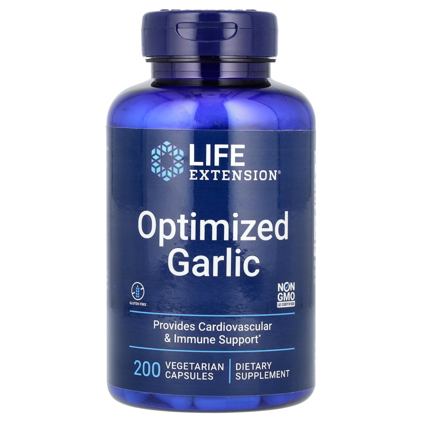 Life Extension, Optimized Garlic, 1,200 mg, 200 Vegetarian Capsules (600 mg per Capsule)