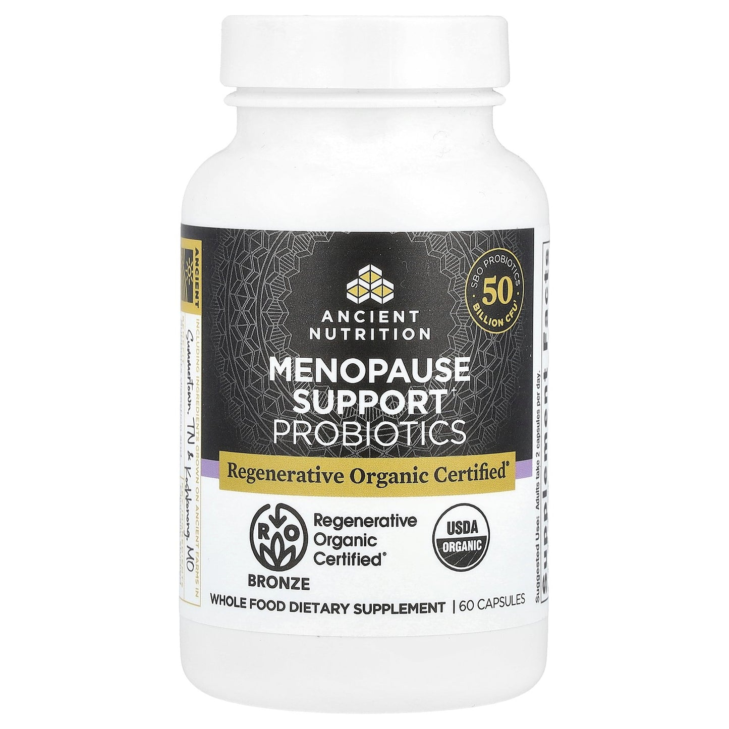 Ancient Nutrition, Menopause Support Probiotics, 60 Capsules