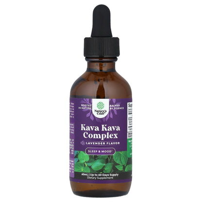 Nature's Craft, Kava Kava Complex, Alcohol-Free, Lavender, 60 ml