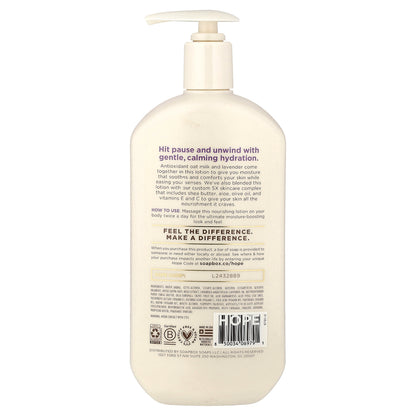 Soapbox, Ultra Hydrating Body Lotion, Oat Milk + Lavender, 16 fl oz (473 ml)