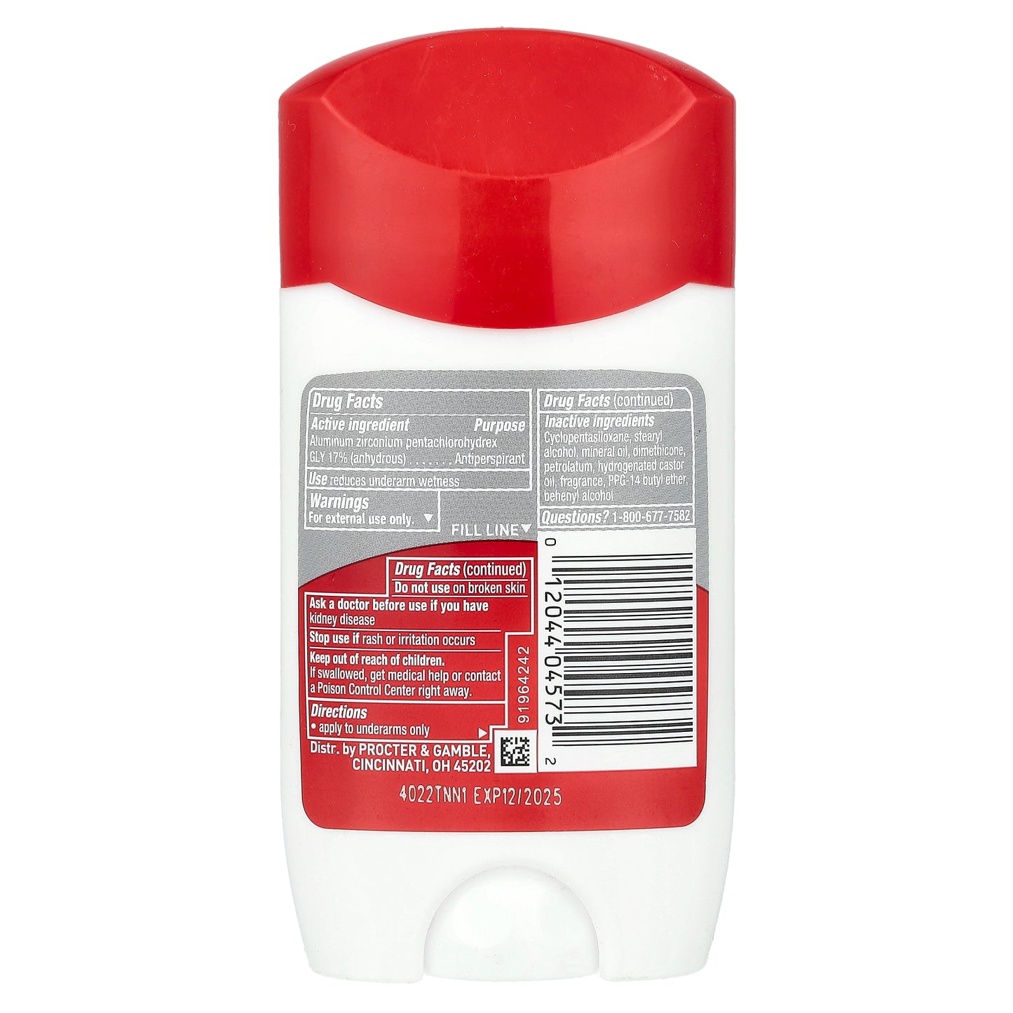 Old Spice, High Endurance® Antiperspirant & Deodorant, Playmaker, 2.4 oz (68 g)