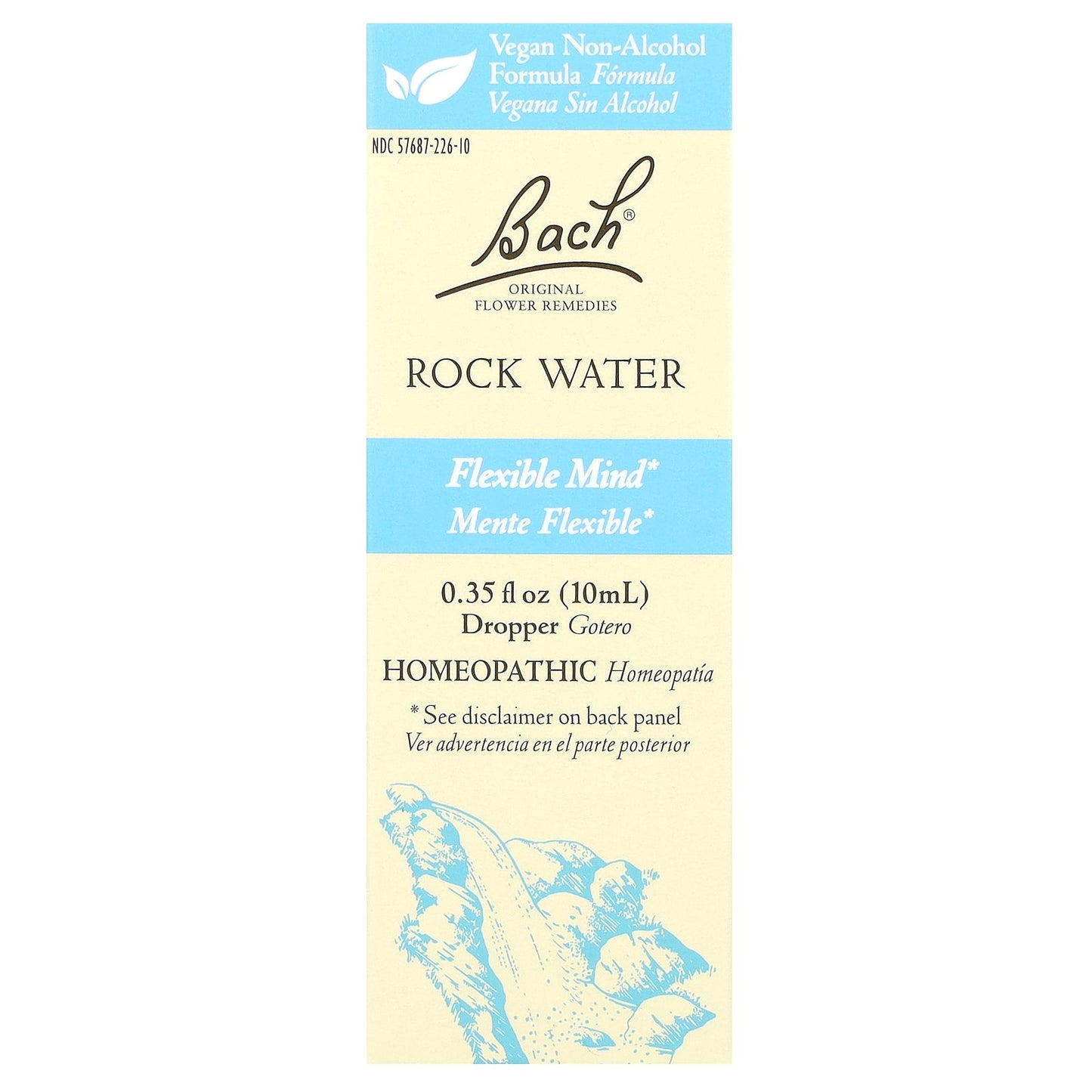 Bach, Original Flower Remedies, Rock Water, 0.35 fl oz (10 ml)