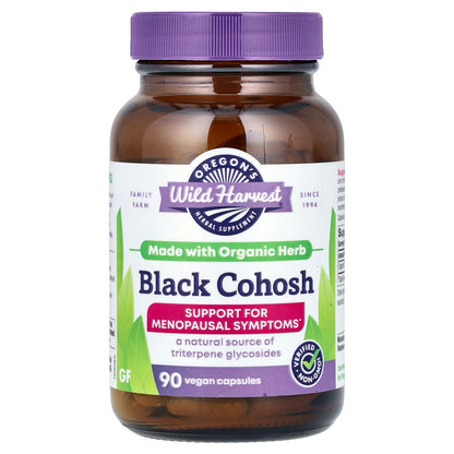 Oregon's Wild Harvest, Black Cohosh, 90 Vegan Capsules (300 mg per Capsule)
