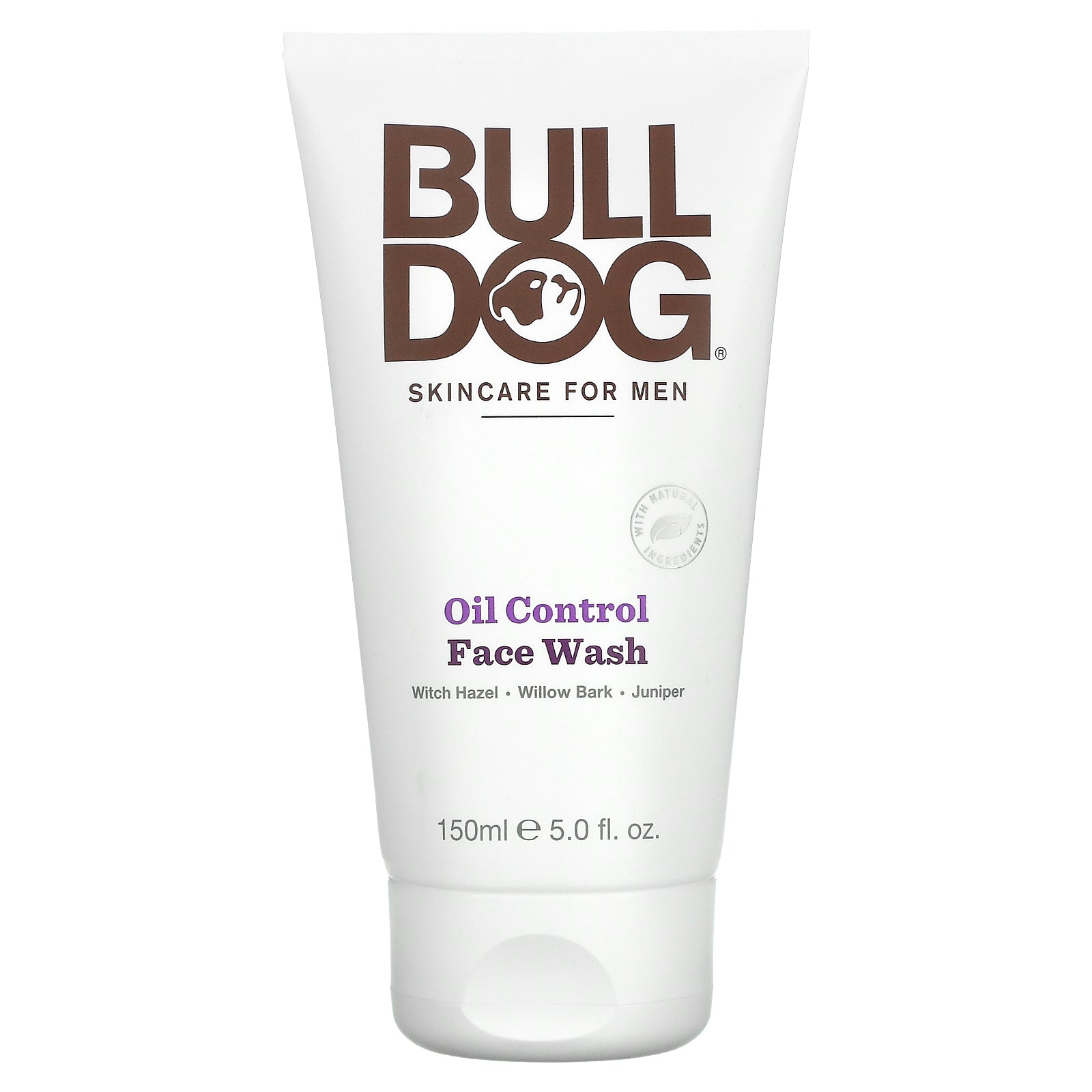 Bulldog Skincare For Men, Oil Control Face Wash, 5 fl oz (150 ml)