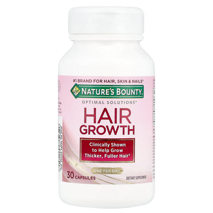 Nature's Bounty, Optimal Solutions®, Hair Growth, 30 Capsules