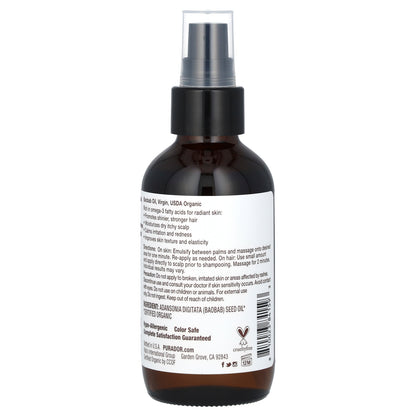 Pura D'or, Organic Baobab Oil, 4 fl oz (118 ml)