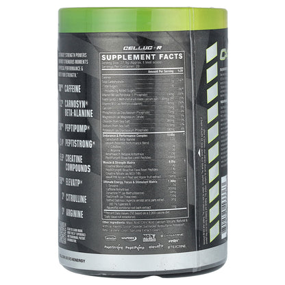 C4 / Cellucor, C4 Ultimate Strength, Pre-Workout, Sour Green Apple, 1.23 lbs (558 g)