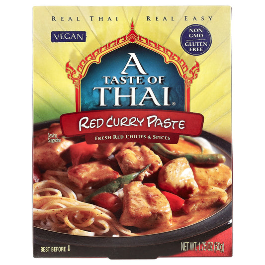 A Taste Of Thai, Red Curry Paste,  1.75 oz (50 g)