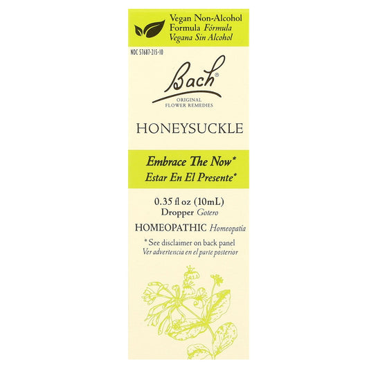 Bach, Original Flower Remedies, Honeysuckle , 0.35 fl oz (10 ml)