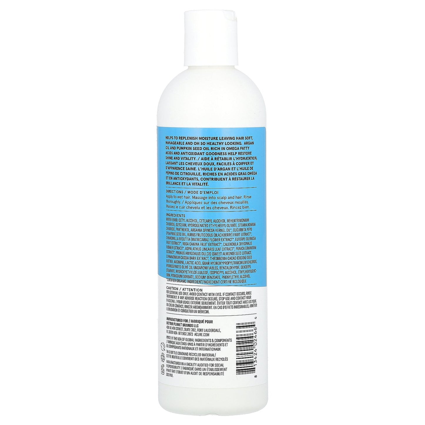 ACURE, Nourish + Restore Conditioner, All Hair Types, Argan Oil & Pumpkin Seed Oil, 12 fl oz (354 ml)