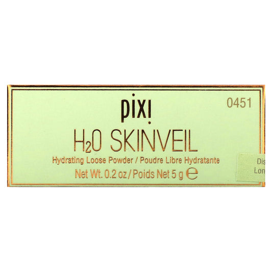 Pixi Beauty, H2O Skinveil, Hydrating Loose Powder, 0451 Translucent, 0.2 oz (5 g)