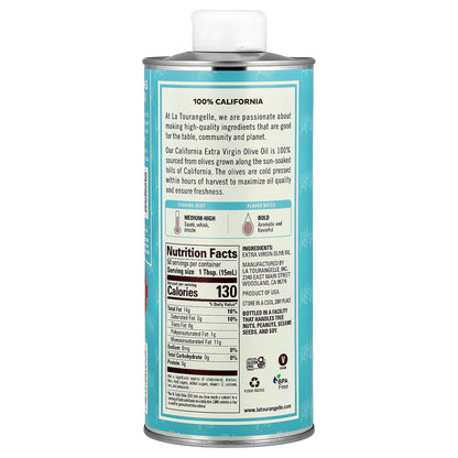 La Tourangelle, California Extra Virgin Olive Oil, Rich & Robust, 25.4 fl oz (750 ml)
