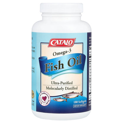 CATALO, Omega-3 Fish Oil, 2,000 mg, 180 Softgels (1,000 mg per Serving)