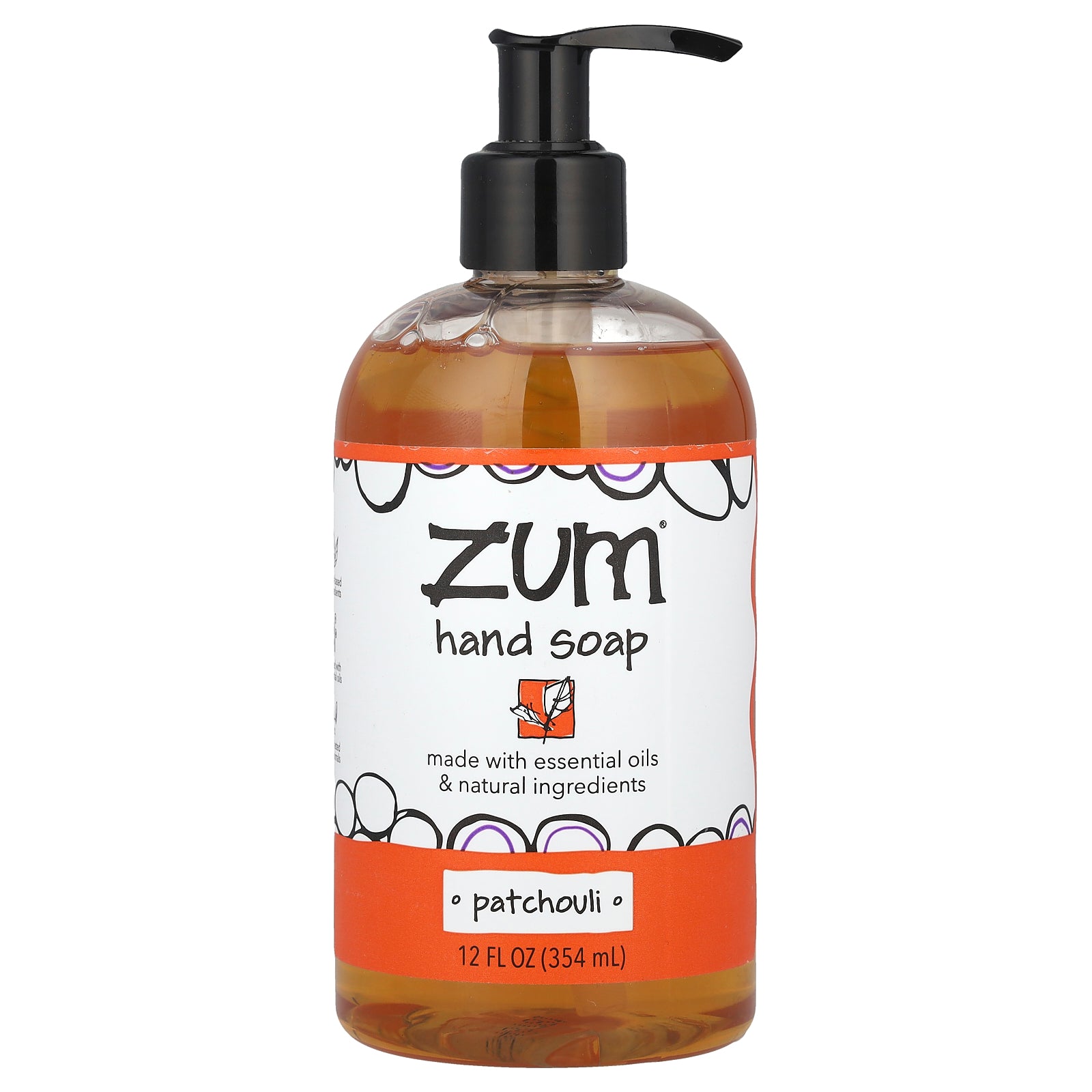 ZUM, Zum Hand Soap, Patchouli, 12 fl oz (354 ml)