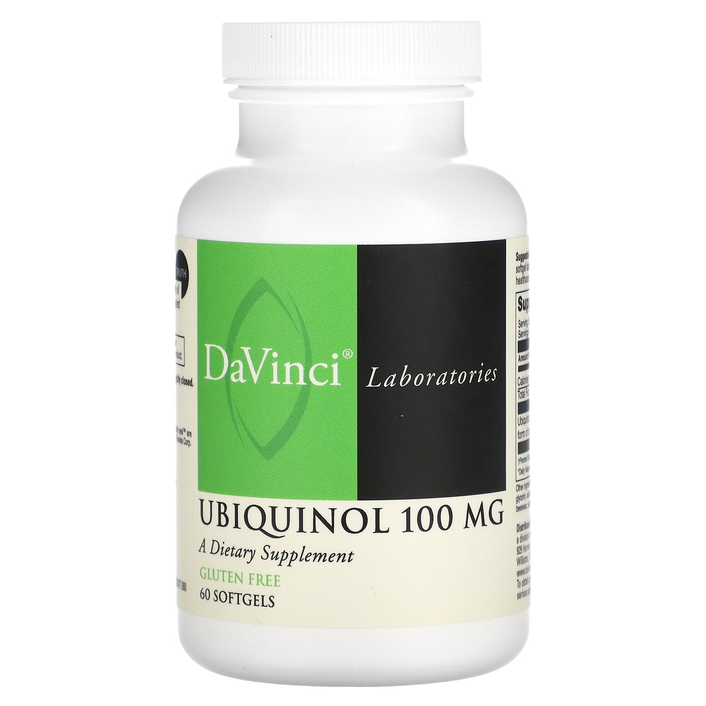DaVinci Laboratories, Ubiquinol, 100 mg, 60 Softgels
