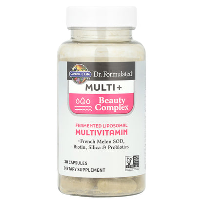 Garden of Life, Dr. Formulated Multi+, Beauty Complex, 30 Capsules