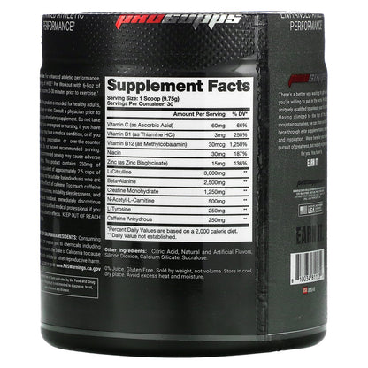 ProSupps, Hyde Pre Workout, Blue Raspberry, 10.32 oz (292.5 g)