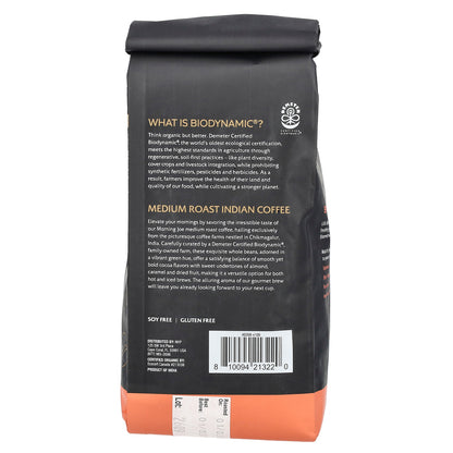 Dr. Mercola, Solspring®, Biodynamic®, Organic Morning Joe, Whole Bean, Medium Roast, 12 oz (340 g)